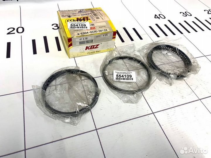 Кольца поршневые toyota (4y+0.5) 130137601371