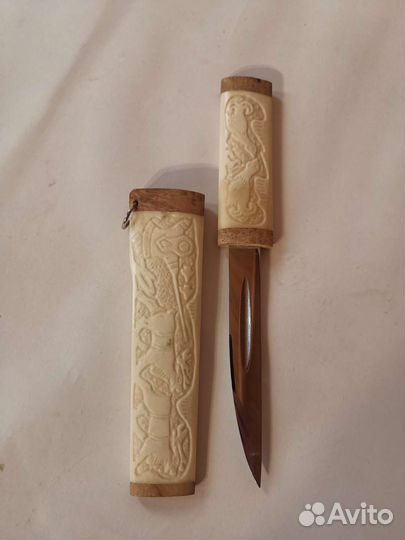 Нож якутский из бивня мамонта