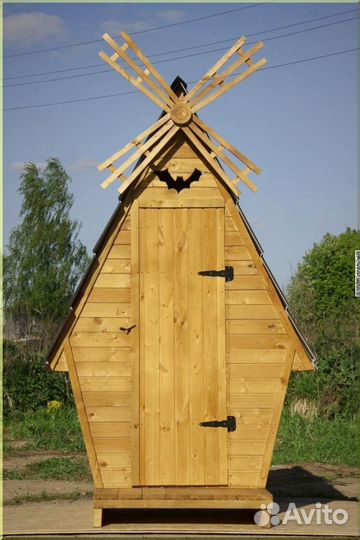 Дачный туалет с кошкой JFS