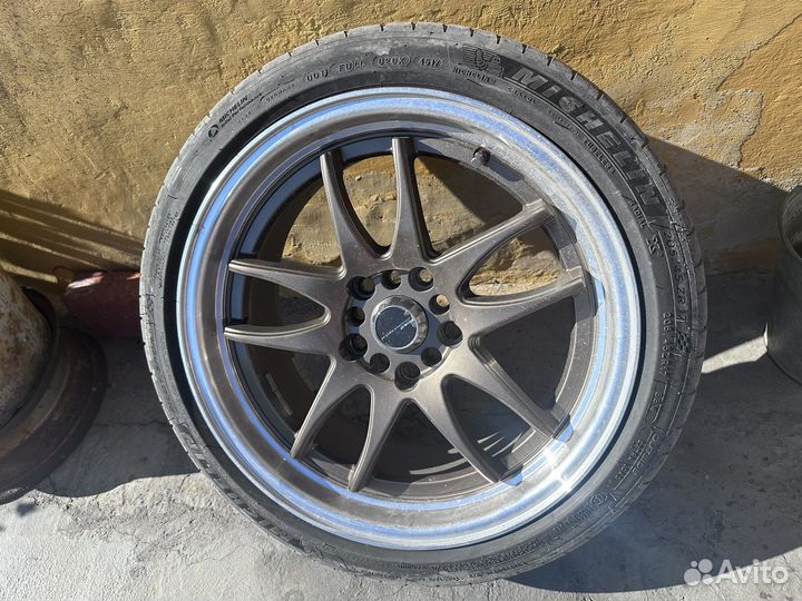 Диски r17 5x114.3 разноширокие Work