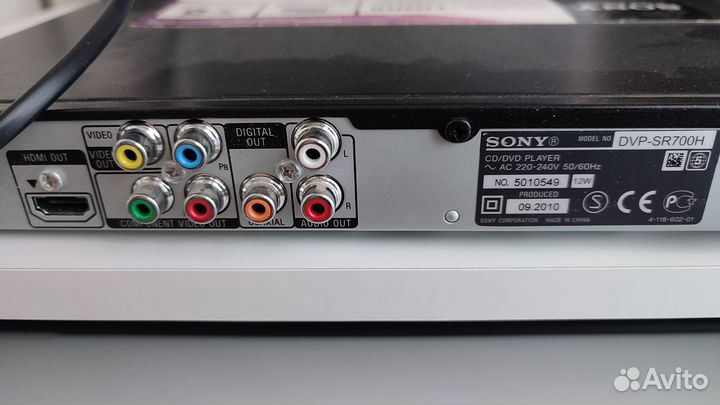 Dvd плеер Soni с usb б/у