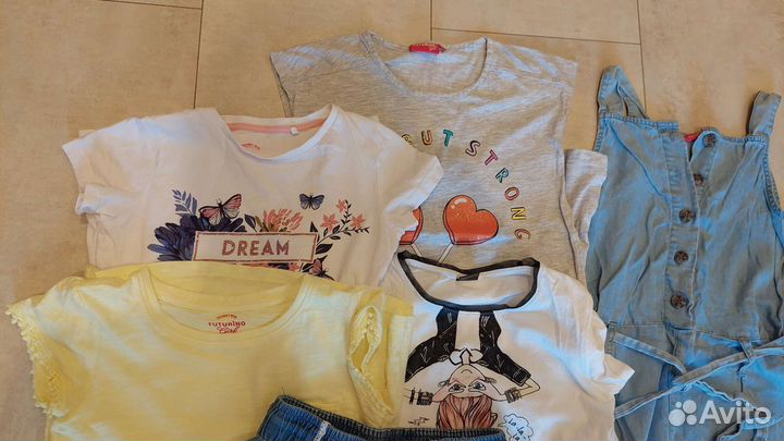 Вещи на девочку 134 140