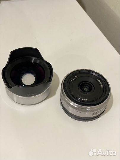 Объектив sony e sel 16 f 28 + vcl-ecf1