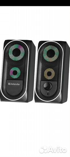 Колонки компьютерные 8Вт Defender Solar 2, подсвет