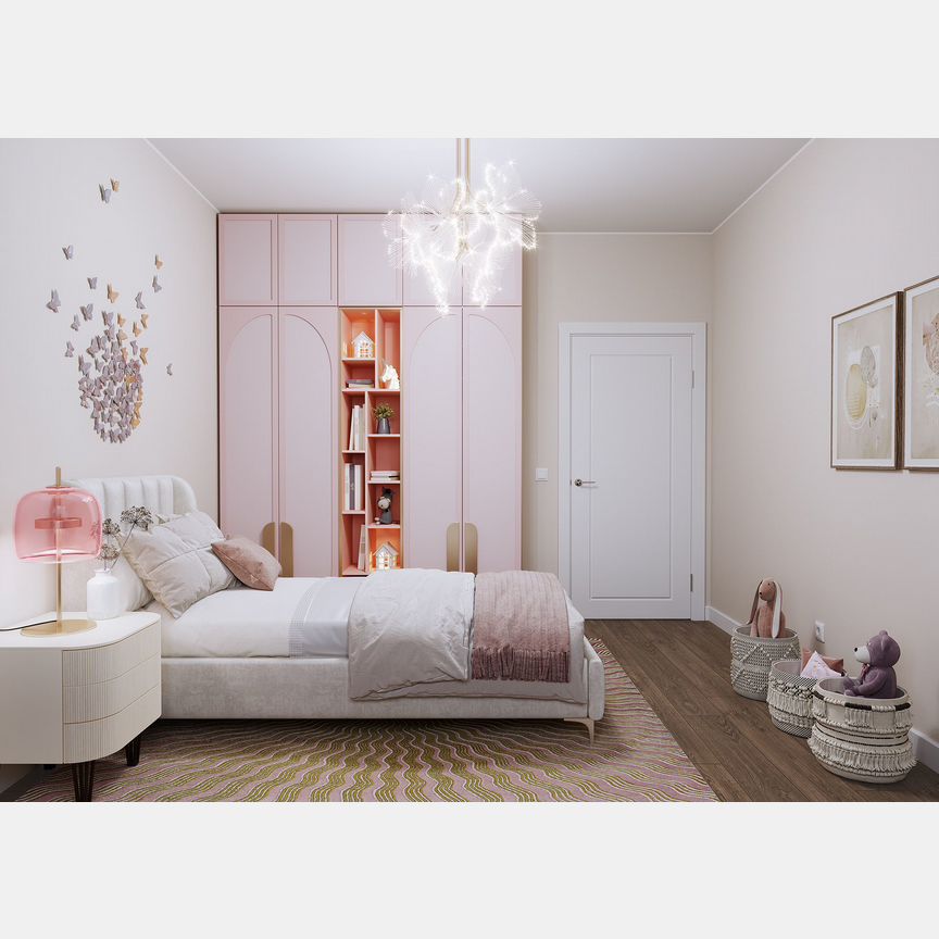 1-к. квартира, 55,8 м², 2/20 эт.