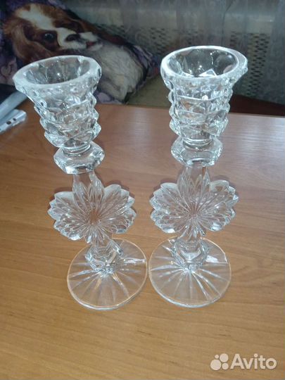 Подсвечник хрустальный СССР