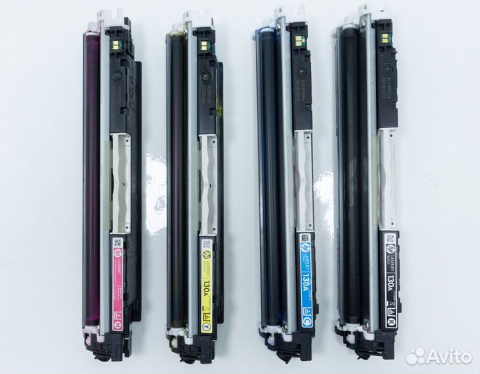 Картриджи HP 130A (CF350A, CF351A, CF352A) б/у
