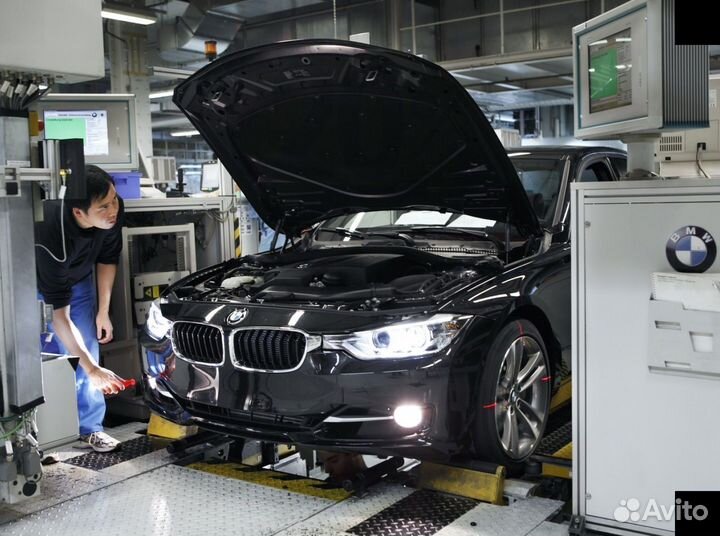 Ремонт двс BMW замена вкладышей коленвала