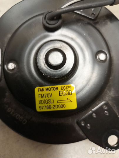 Моторчик вентилятора радиатора