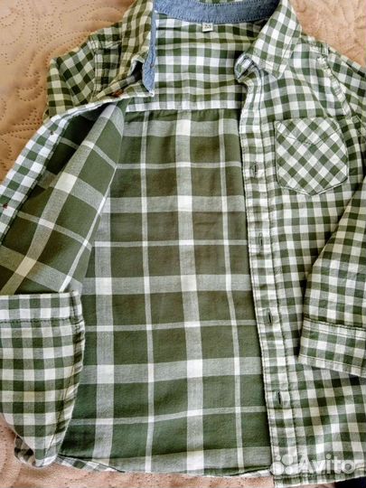Рубашка для мальчика на рост 110-116