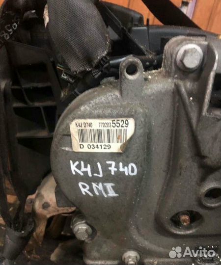 Двигатель renault megane 2 (2002-2006) 1.4 nn