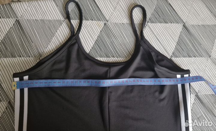 Спортивный короткий женский комбинезон adidas