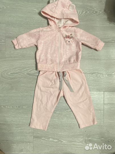 Вещи тёплые пакетом для девочки 68,74