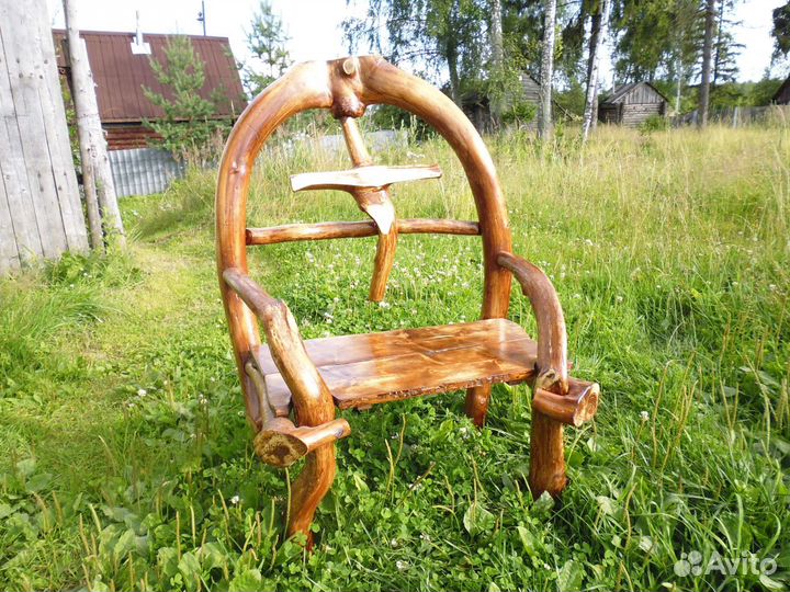 Кресло из корня в баню,на дачу,в сад