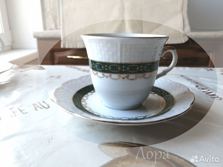 Чайные чашки с блюдцами Thun Чехия