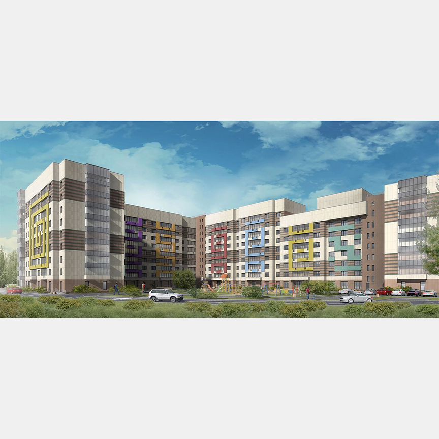 2-к. квартира, 67,4 м², 2/5 эт.