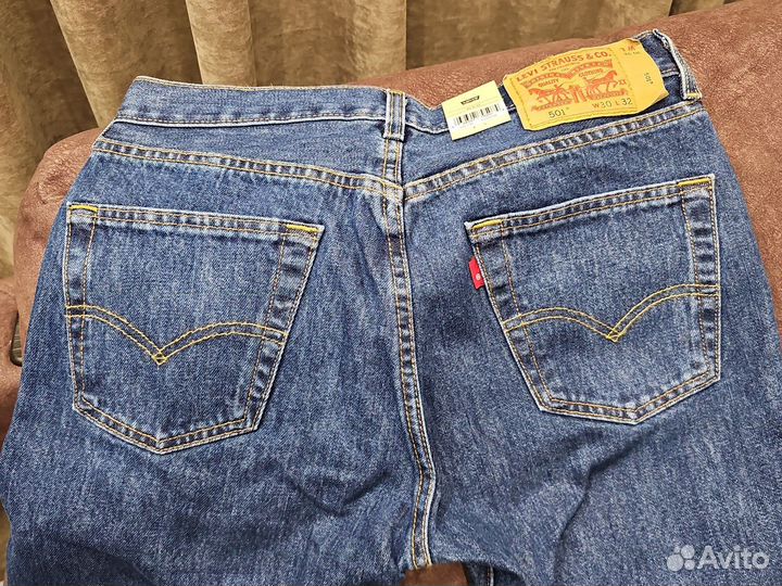 Джинсы Levi’s 501 W30 L32 made in Mexico