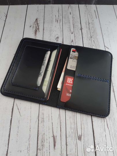 Обложка на паспорт натуральная кожа