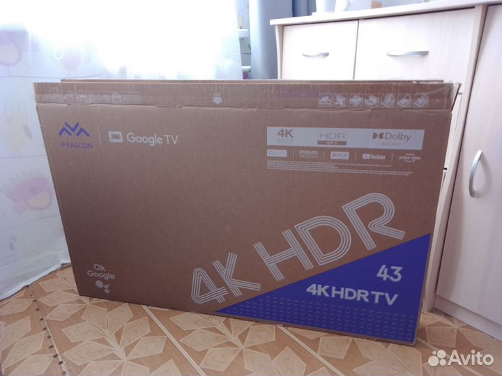 Коробка от телевизора 43