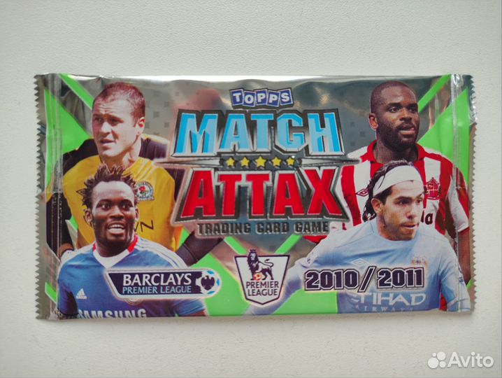 Блок карточек topps апл 2010-11 Match Attax