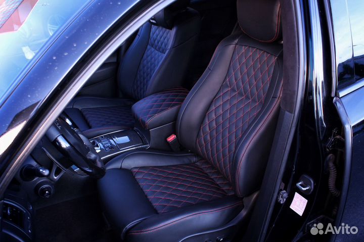 Перетяжка салона авто кожа/эко кожа/ алькантара