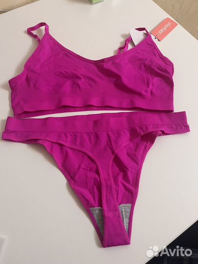 Комплект нижнего белья, фуксия, L (48-50)