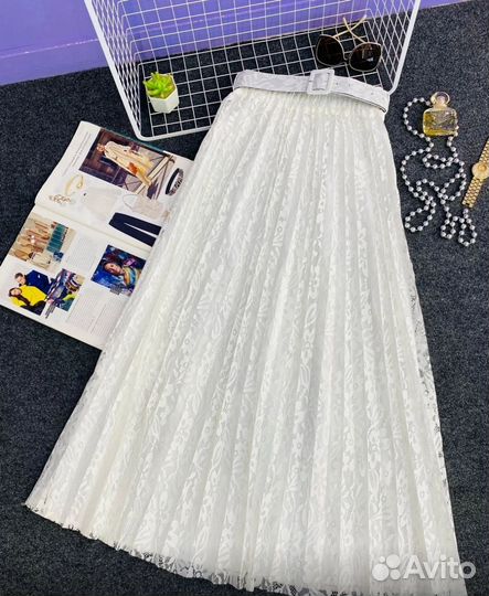 Юбка гипюровая