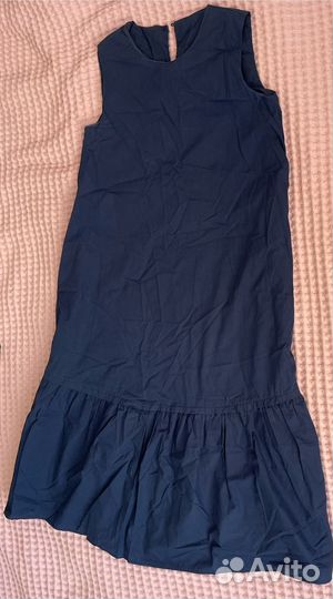 Синее платье