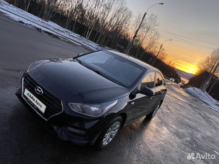 Hyundai Solaris 1.6 МТ, 2018, 80 000 км
