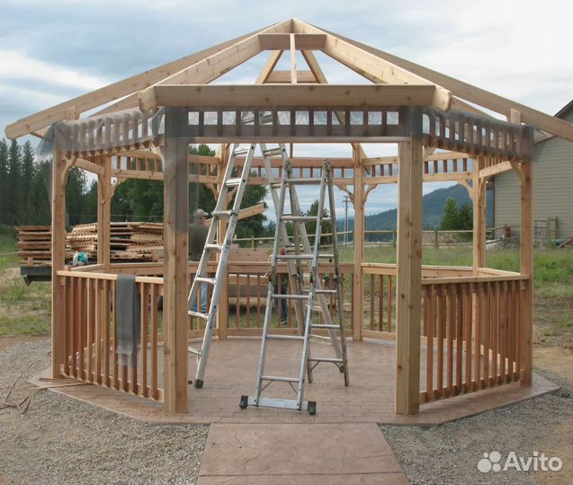 Строительство террас, веранд, беседок, пристроек