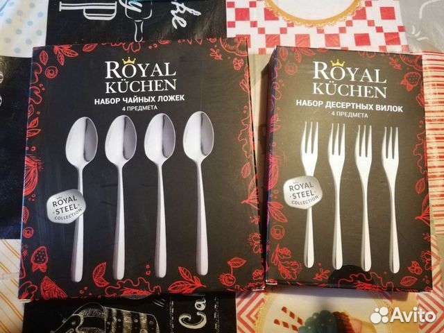 Набор чайных ложек и десертных вилок Royal Kuchen