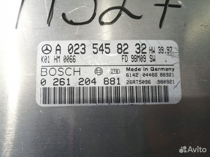 Эбу M111 2.3L Kompressor W208 CLK Mercedes