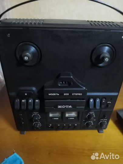 Катушечный магнитофон нота 203, илеть 110, Ростов
