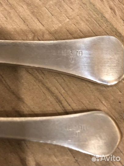 Ложки чайные и кофейные мельхиор