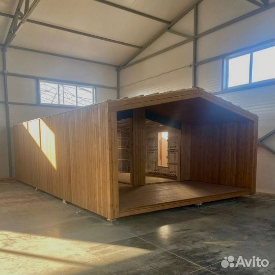 Полностью готовый модульный дом 42м2