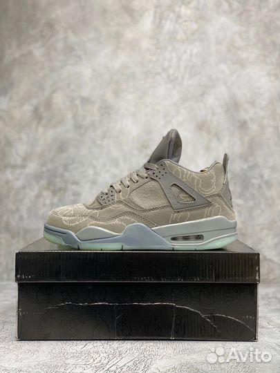 Новинка бежевые nike AIR jordan 4 premium