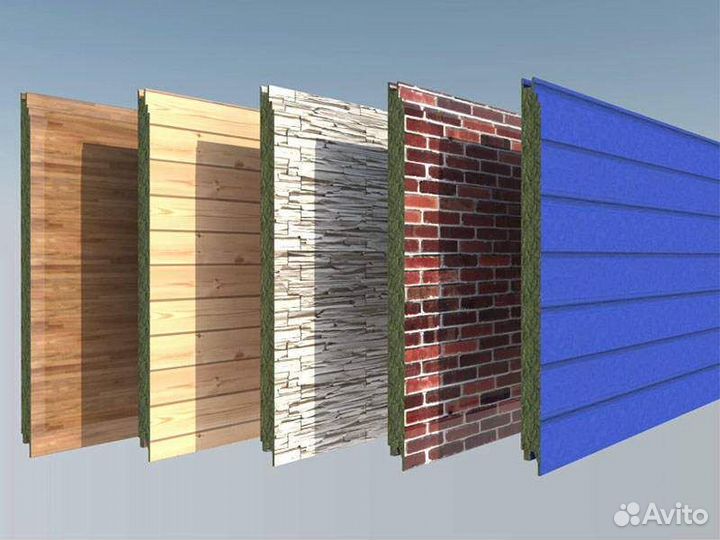 Сэндвич панели пир 5см