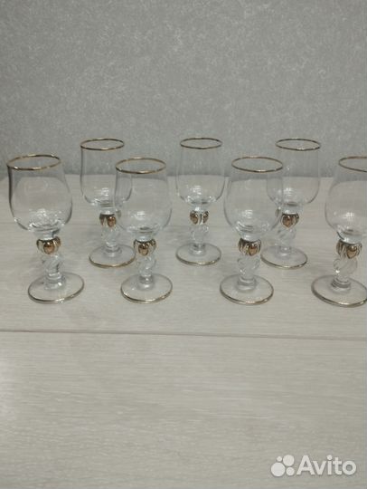 Фужеры богемия СССР