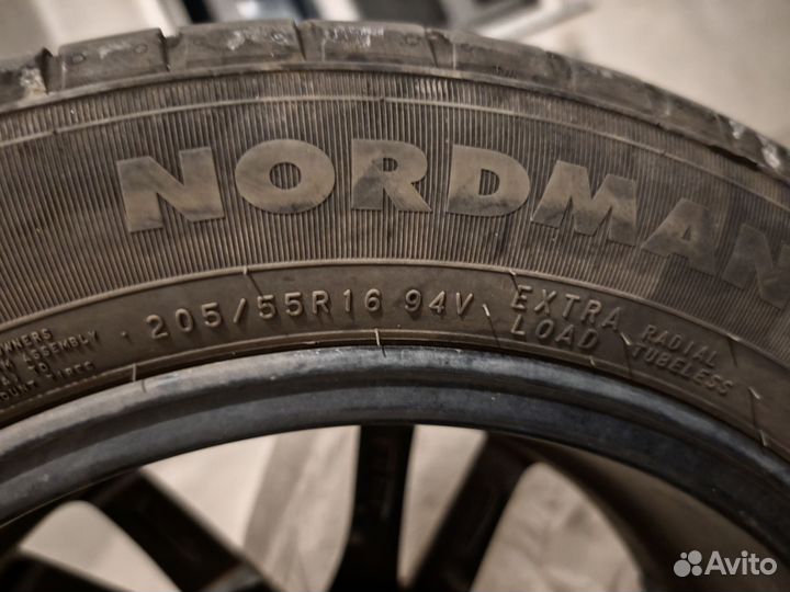 Nokian Nordman sz2 205/55 r16 на дисках rst