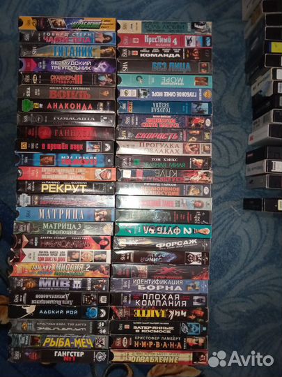 Видеокассеты VHS с доставкой лицензия пластиковые