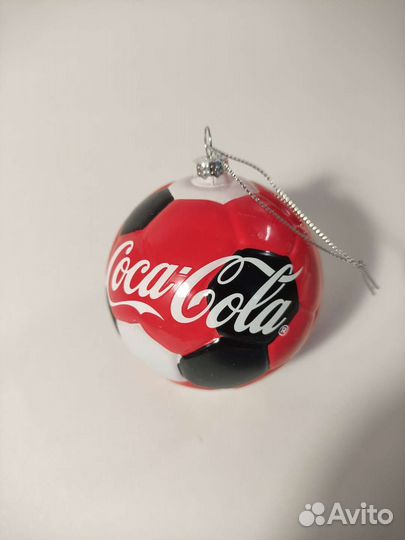 Новогодняя игрушка,новые,Coca-Cola, стекло (набор)