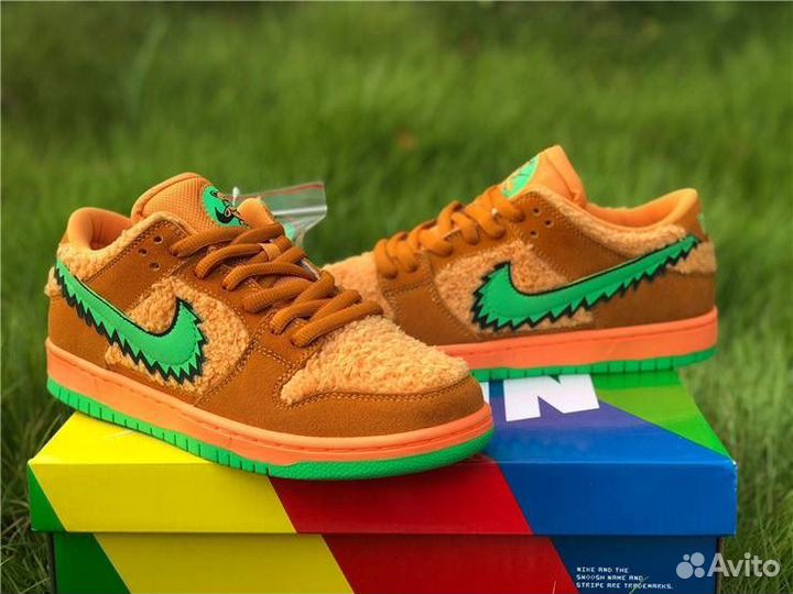 Nike SB dunk LOW grateful dead orange bear