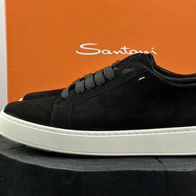 Кеды замшевые santoni