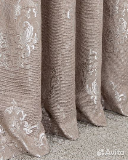 Шторы Ренессанс охра