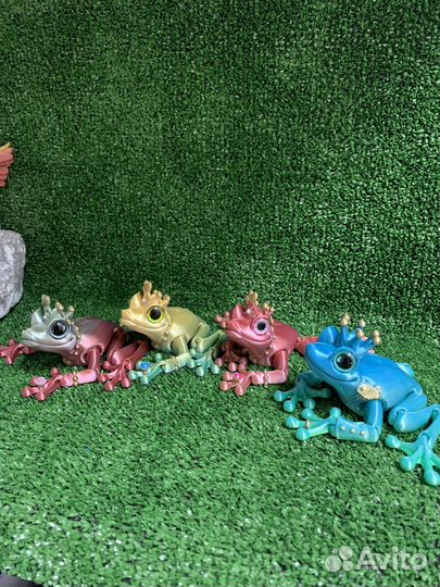 Игрушки на 3D принтере антистресс лягушки