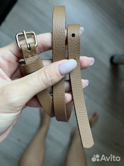 Ремень кожаный Mango