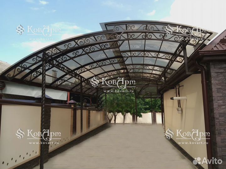 Кованые навесы от производителя