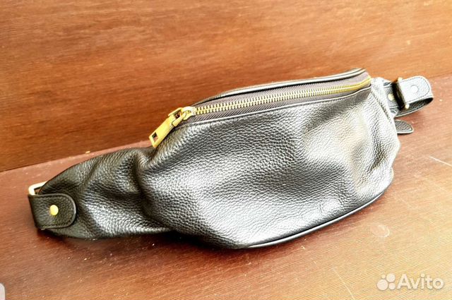 Мужская бананка (кожа)