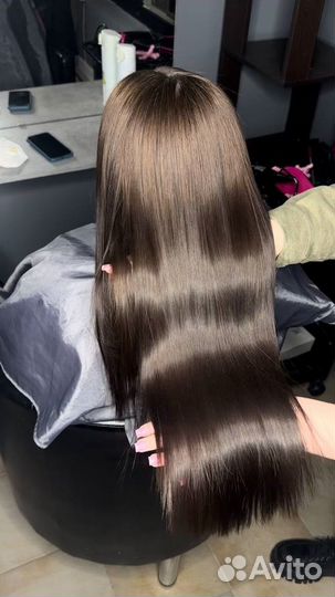 Кератиновое выпрямление