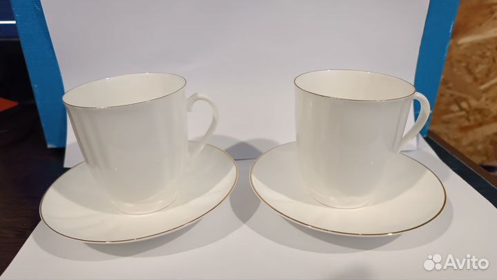 Кофейные чашки лфз костяной фарфор